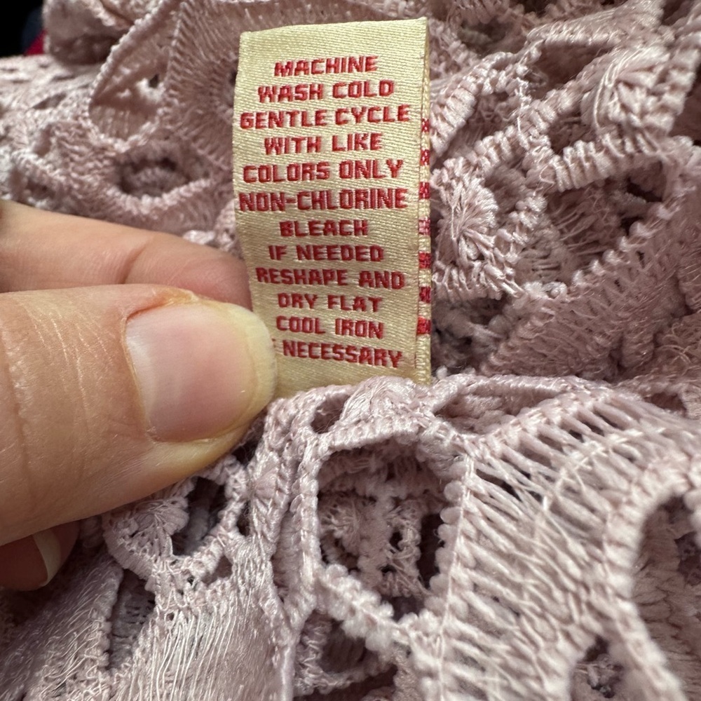MAGNOLIA LANE. Pink Asymmetrical Sequin Halter Cardigan - Picture 4 of 6